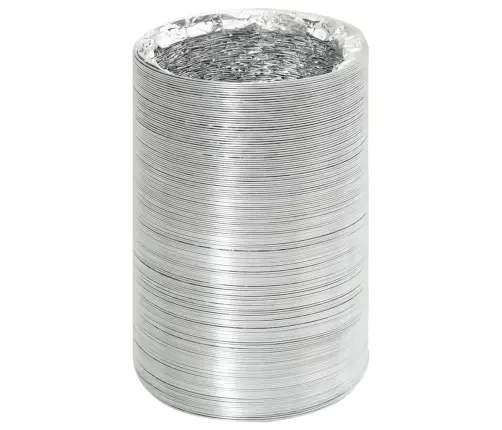 Ventilācijas Kanāls, Alumīnijs, 6 M, Ø12,5 Cm Vidaxl Ventilācijas Kanāls, Alumīnijs, 6 M, Ø12,5 Cm Vidaxl