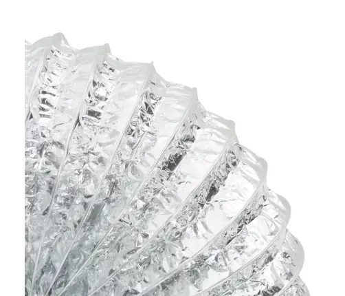 Ventilatsioonitoru, Alumiinium, 6 M Ø15 Cm