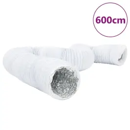 Ventilācijas Kanāls, Alumīnijs, 6 M, Ø10 Cm, Pvc Vidaxl