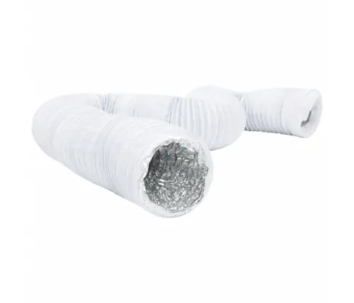 Ventilācijas Kanāls, Alumīnijs, 6 M, Ø10 Cm, Pvc Vidaxl