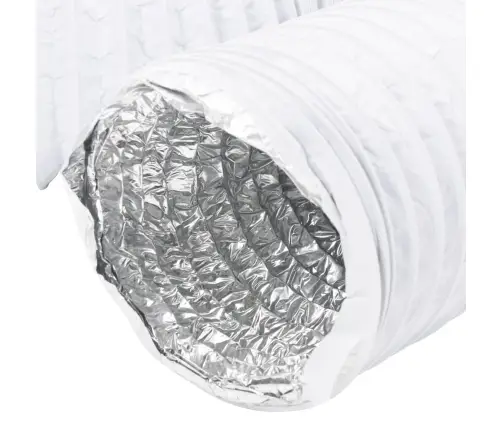 Ventilācijas Kanāls, Alumīnijs, 6 M, Ø20 Cm, Pvc Vidaxl