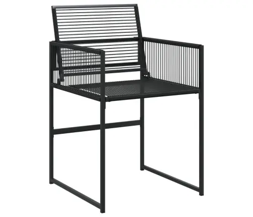 Dārza Krēsli, 4 Gab., Melna Pe Rotangpalma Vidaxl