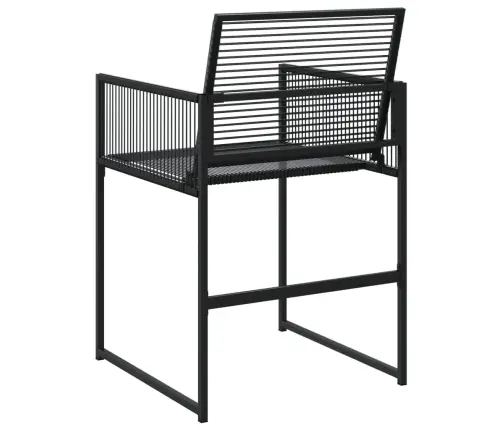 Dārza Krēsli, 4 Gab., Melna Pe Rotangpalma Vidaxl