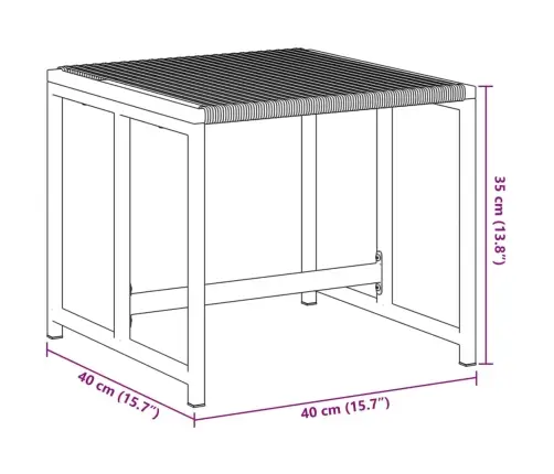 Sodo Taburetės, 4Vnt., Juodos, Poliratanas