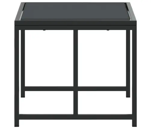 Dārza Soli, 4 Gab., Melns Tērauds, Tekstilēns Vidaxl