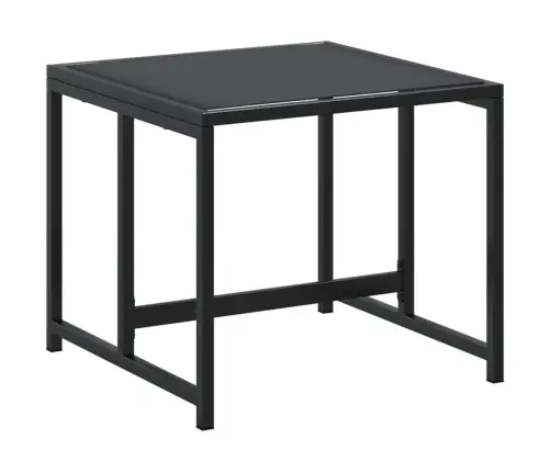 Dārza Soli, 4 Gab., Melns Tērauds, Tekstilēns Vidaxl