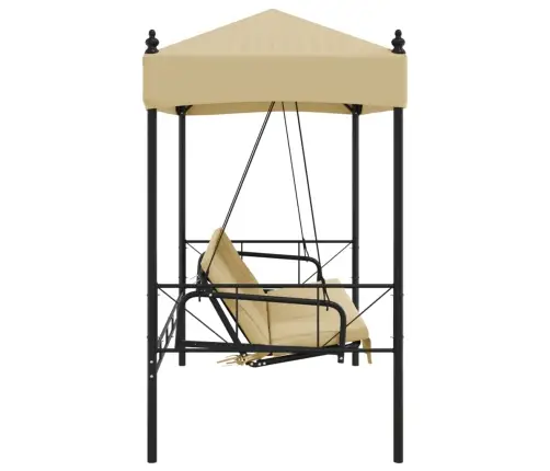 Sodo Sūpynės Su Stogeliu, Smėlio  Spalvos