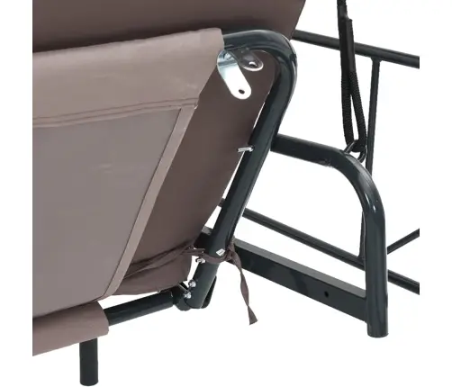 Sodo Sūpynės Su Stogeliu, Kavos Rudos  Spalvos