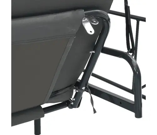 Sodo Sūpynės Su Stogeliu, Tamsiai Pilkos  Spalvos