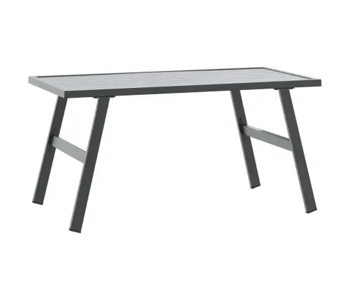 Dārza Kafijas Galdiņš, Melns, 90X45X35 Cm, Tērauds Vidaxl