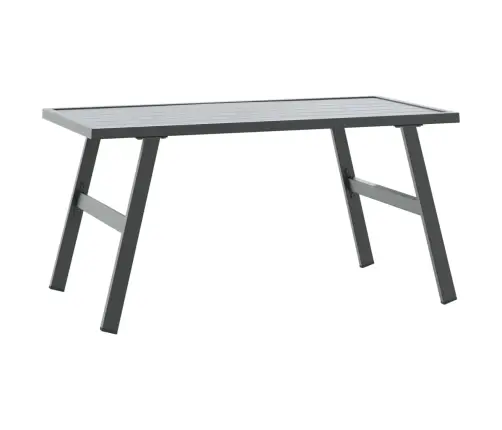 Dārza Kafijas Galdiņš, Melns, 90X45X35 Cm, Tērauds Vidaxl