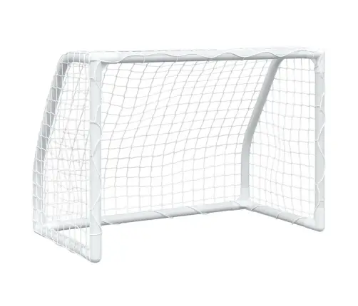 Laste Jalgpalliväravad Koos Palliga, 2 Tk, Valge, 64X35X48 Cm