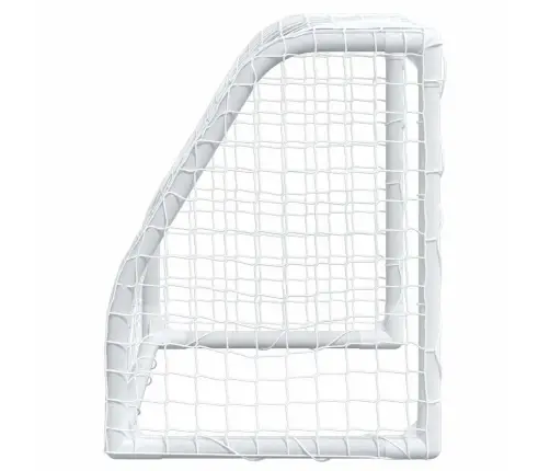Laste Jalgpalliväravad Koos Palliga, 2 Tk, Valge, 64X35X48 Cm