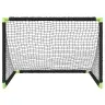 Vaikiški Futbolo Vartai, Juodi, 90X64X64cm Sulankstomi