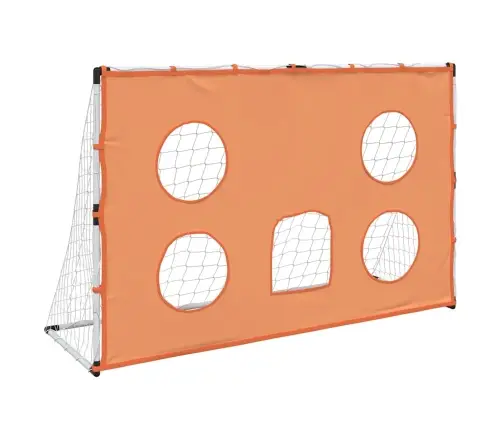 Vaikiški Futbolo Vartai Su Taikiniu Ir Kamuoliu, 182X62X118Cm