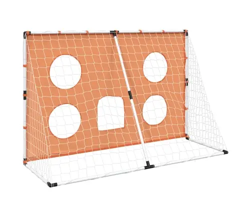 Vaikiški Futbolo Vartai Su Taikiniu Ir Kamuoliu, 182X62X118Cm
