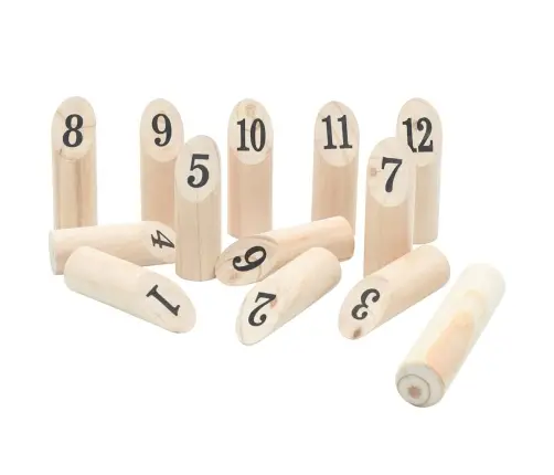 Kubb Spēle Ar Somu, Priedes Masīvkoks Vidaxl