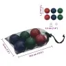 Bocce Bumbu Komplekts Ar Somu, Priedes Masīvkoks Vidaxl