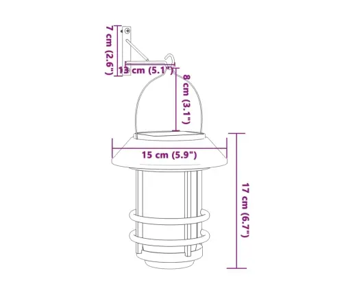 Solārās Sienas Laternas, 2 Gab., Baltas Vidaxl