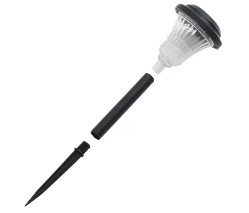 Solar Pathway Šviestuvai Su Smaigaliais, 12Vnt., Baltos Spalvos