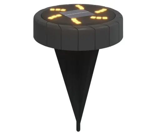 Solārās Zemes Gaismas Ar Zemes Tapām, Āra 12 Gab., Silti Baltas Vidaxl