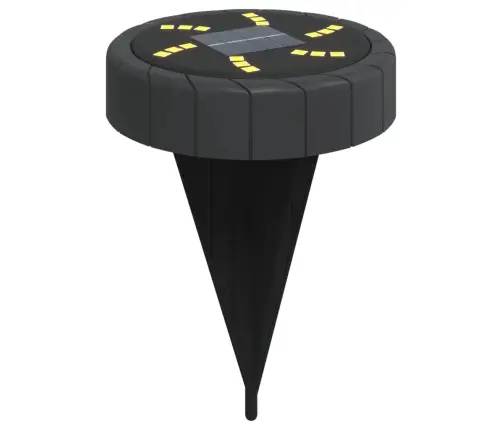 Solārās Zemes Gaismas Ar Zemes Tapām, Āra 12 Gab., Silti Baltas Vidaxl