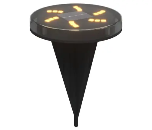 Solārās Zemes Gaismas Ar Zemes Tapām, Āra 12 Gab., Silti Baltas Vidaxl