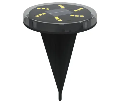 Solārās Zemes Gaismas Ar Zemes Tapām, Āra 12 Gab., Silti Baltas Vidaxl