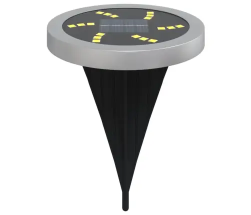 Päikesetoitel Valgustid Maapinnale, Maavaiadega 4 Tk, Soe Valge