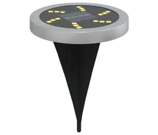 Päikesetoitel Valgustid Maapinnale, Maavaiadega 4 Tk, Soe Valge