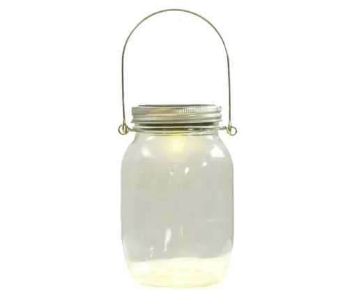 Päikesetoitel Klaasist Välivalgustid, 12 Tk, Soe Valge