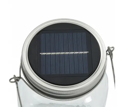 Päikesetoitel Klaasist Välivalgustid, 12 Tk, Soe Valge