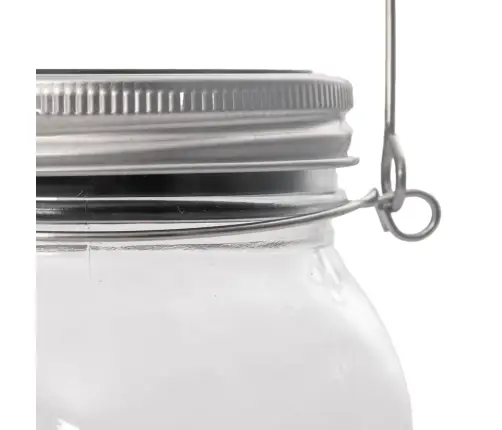 Päikesetoitel Klaasist Välivalgustid, 12 Tk, Soe Valge