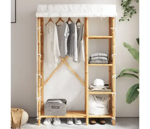Drabužių Spinta, 110X45X170cm Bambukas