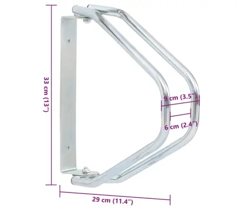 Velosipēdu Statīvi, 2 Gab., Cinkots Tērauds Vidaxl