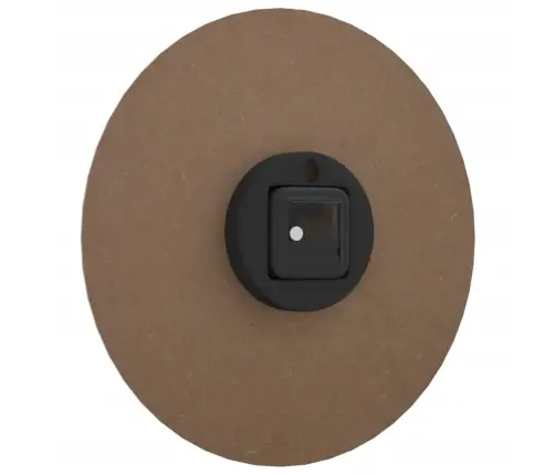 Sieninis Laikrodis, Geltonos Ir Juodos Spalvos, 30cm Mediena