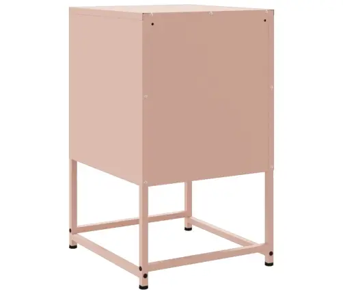 Naktinė Spintelė, Rožinės Spalvos, 36X39X60,5cm Plienas