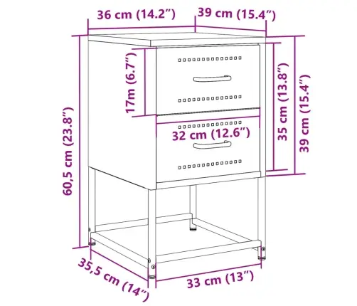 Öökapp, Valge, 36 X 39 X 60,5 cm Teras