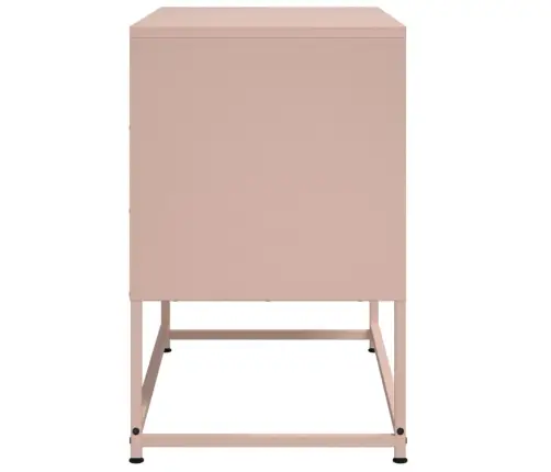 Tv Skapītis, Rozā, 68,5X39X60,5 Cm, Tērauds Vidaxl