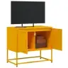Tv Skapītis, 68,5X39X60,5 Cm, Tērauds, Sinepju Dzeltens Vidaxl