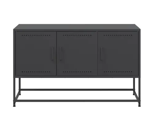Tv Skapītis, 100,5X39X60,5 Cm, Tērauds, Melns Vidaxl Tv Skapītis, 100,5X39X60,5 Cm, Tērauds, Melns Vidaxl