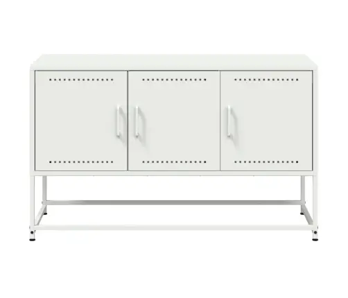 Tv Skapītis, Balts, 100,5X39X60,5 Cm, Tērauds Vidaxl
