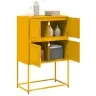 Kumode, Sinepju Dzeltena, 68,5X38,5X107 Cm, Tērauds Vidaxl