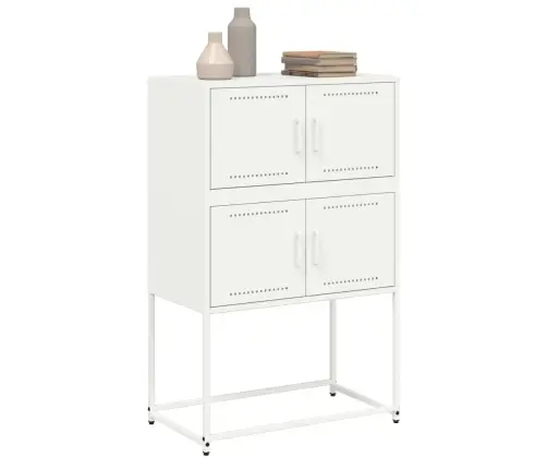 Skapītis, Balts, 68,5X38,5X107 Cm, Tērauds Vidaxl