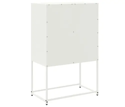 Skapītis, Balts, 68,5X38,5X107 Cm, Tērauds Vidaxl