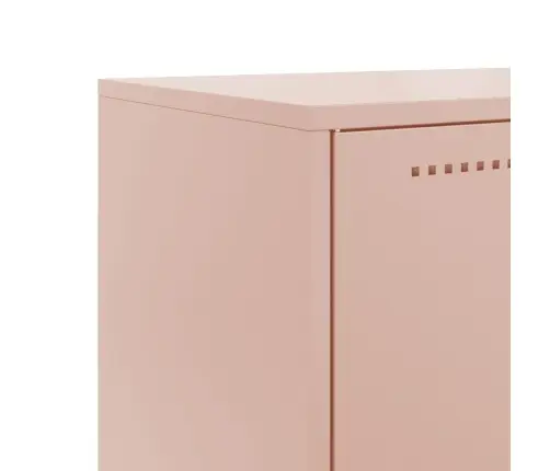 Šoninė Spintelė, Rožinės Spalvos, 68,5X38,5X123,5cm Plienas