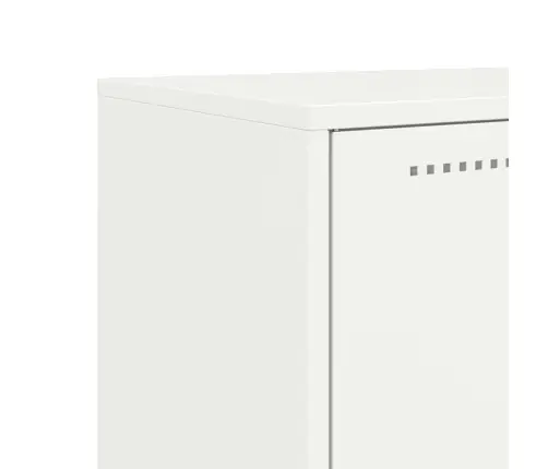 Skapītis, Balts, 68,5X38,5X123,5 Cm, Tērauds Vidaxl