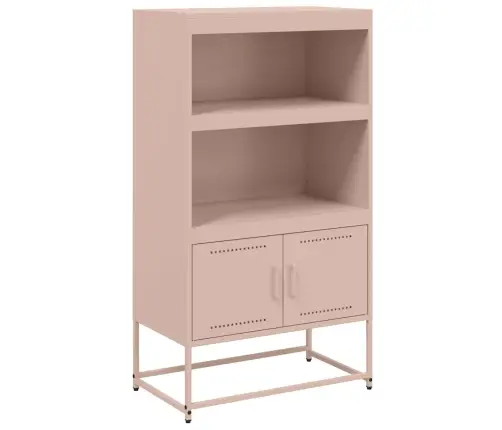 Augstais Skapītis, Rozā, 68,5X38,5X123,5 Cm, Tērauds Vidaxl Augstais Skapītis, Rozā, 68,5X38,5X123,5 Cm, Tērauds Vidaxl