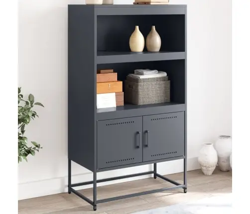 Kõrge Kapp, Antratsiit, 68,5X38,5X123,5 cm Teras