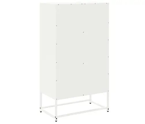 Komoda, Baltos Spalvos, 68,5X38,5X123,5cm Plienas